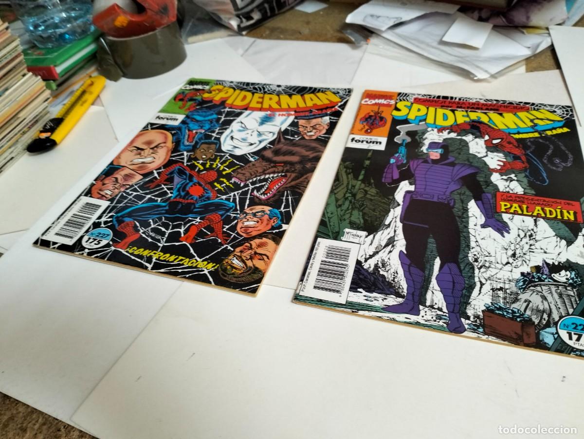 Tebeos: SPIDERMAN vol. 1 ns.# 227, 228 . . ( lote 2 n&uacute;meros). FORUM
