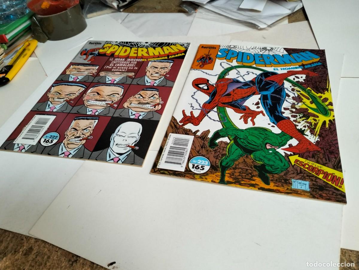 BDs: SPIDERMAN vol. 1 ns.# 222, 223 . . ( lote 2 n&uacute;meros). FORUM