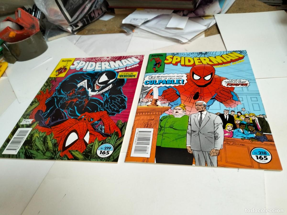 Livros de Banda Desenhada: SPIDERMAN vol. 1 ns.# 218, 219 . . ( lote 2 n&uacute;meros). FORUM
