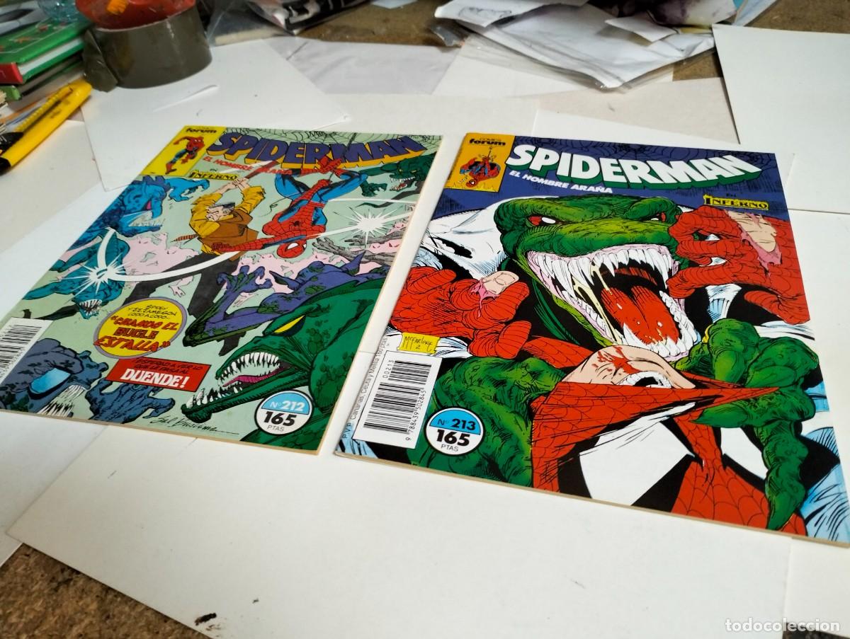 BDs: SPIDERMAN vol. 1 ns.# 212, 213 . . ( lote 2 n&uacute;meros). FORUM