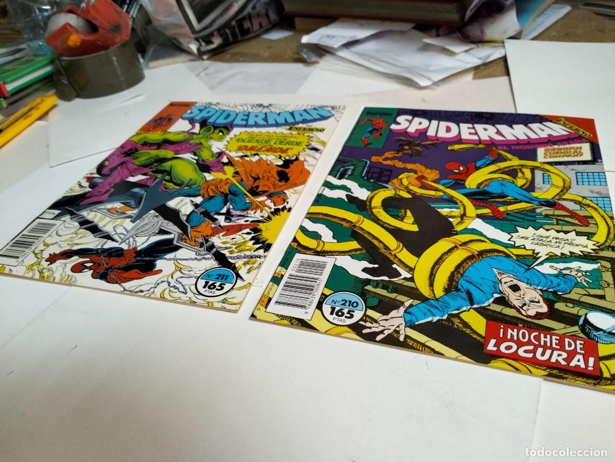 Tebeos: SPIDERMAN vol. 1 ns.# 210, 211 . . ( lote 2 n&uacute;meros). FORUM