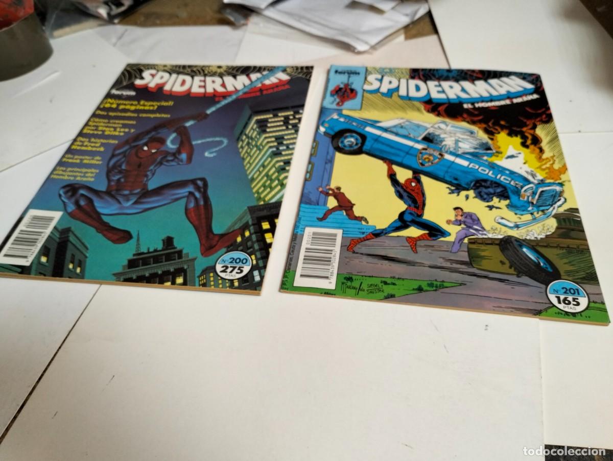 Tebeos: SPIDERMAN vol. 1 ns.# 200, 201 . . ( lote 2 n&uacute;meros). FORUM