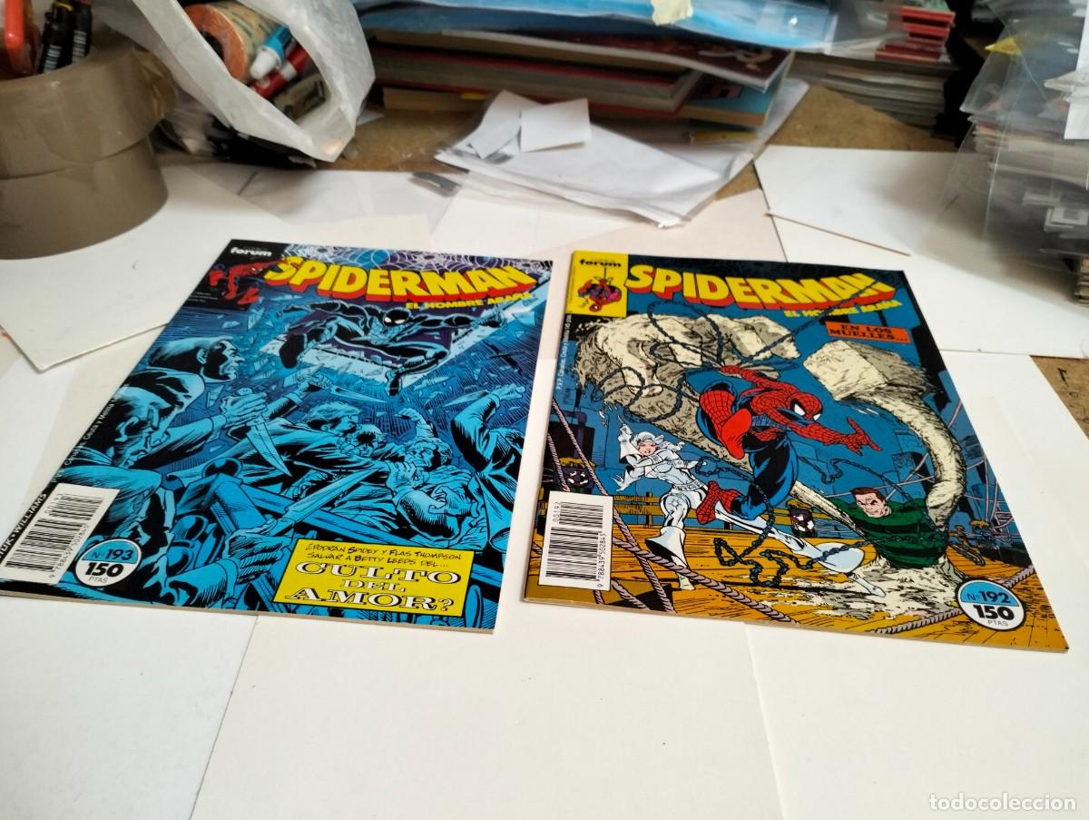 Tebeos: SPIDERMAN vol. 1 ns.# 192, 193 . . ( lote 2 n&uacute;meros). FORUM