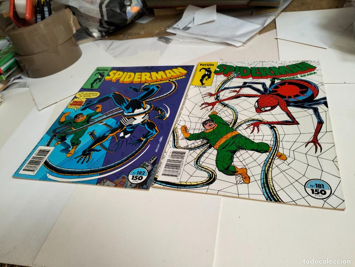 Tebeos: SPIDERMAN vol. 1 ns.# 181, 182 . . ( lote 2 n&uacute;meros). FORUM