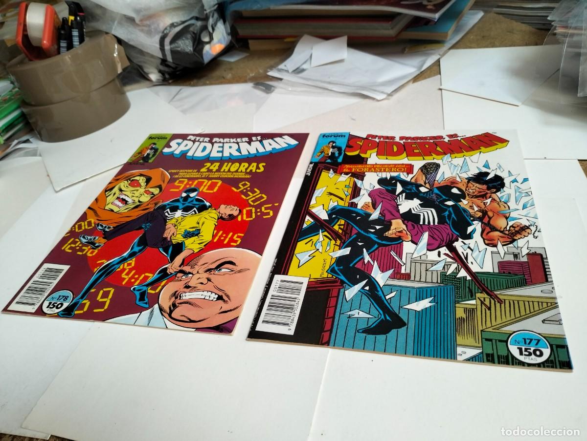 Tebeos: SPIDERMAN vol. 1 ns.# 177, 178 . . ( lote 2 n&uacute;meros). FORUM