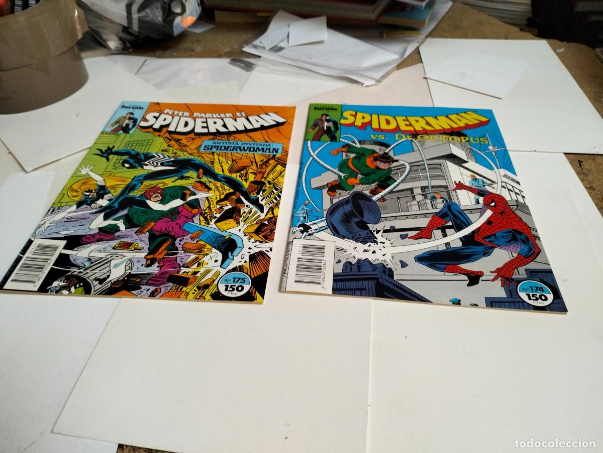 Tebeos: SPIDERMAN vol. 1 ns.# 174, 175 . . ( lote 2 n&uacute;meros). FORUM