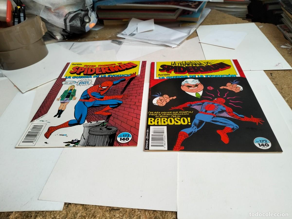 Tebeos: SPIDERMAN vol. 1 ns.# 172, 173 . . ( lote 2 n&uacute;meros). FORUM
