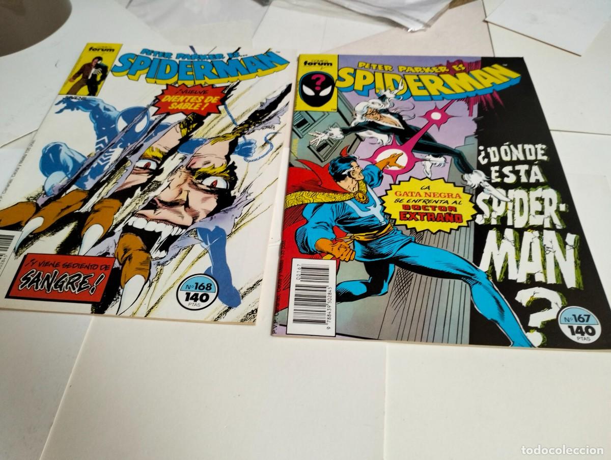 Tebeos: SPIDERMAN vol. 1 ns.# 167, 168. . . ( lote 2 n&uacute;meros). FORUM