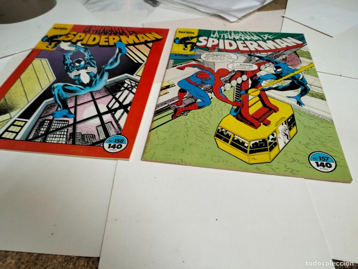 Tebeos: SPIDERMAN vol. 1 ns.# 157, 158. . . ( lote 2 n&uacute;meros). FORUM