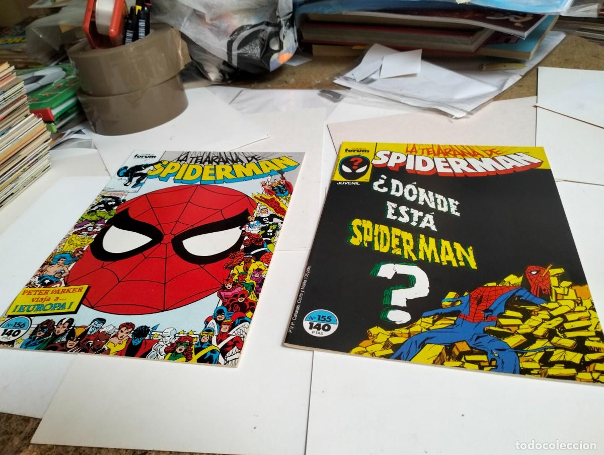 Tebeos: SPIDERMAN vol. 1 ns.# 155, 156 . . ( lote 2 n&uacute;meros). FORUM