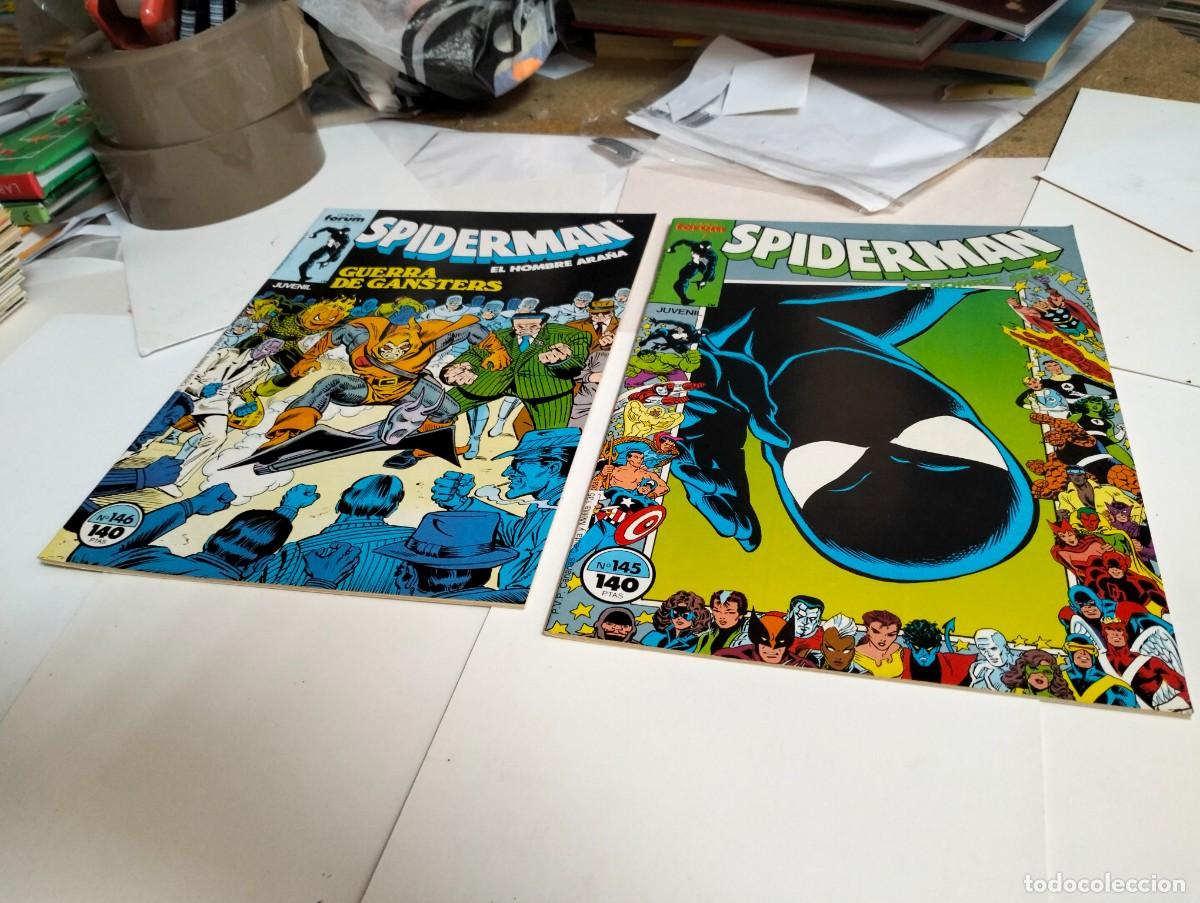 Livros de Banda Desenhada: SPIDERMAN vol. 1 ns.# 145 , 146 . . ( lote 2 n&uacute;meros). FORUM