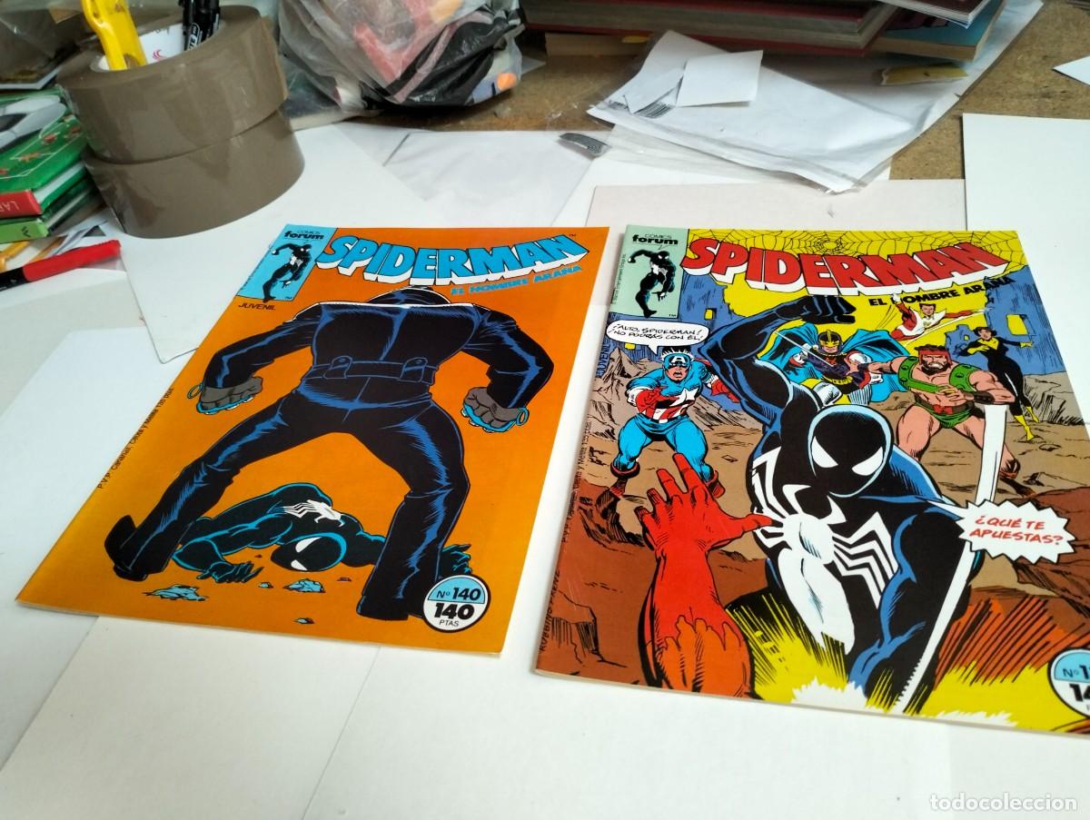 Tebeos: SPIDERMAN vol. 1 ns.# 139 , 140 . . ( lote 2 n&uacute;meros). FORUM