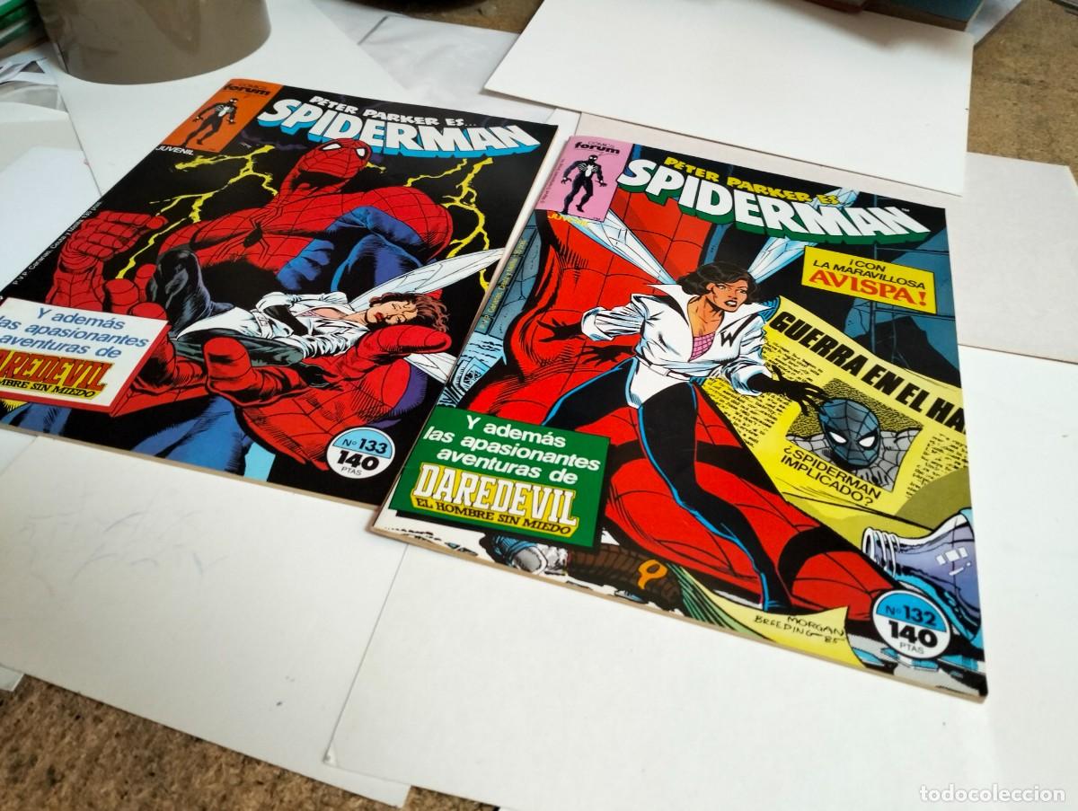 Livros de Banda Desenhada: SPIDERMAN vol. 1 ns.# 132 , 133 . . ( lote 2 n&uacute;meros). FORUM