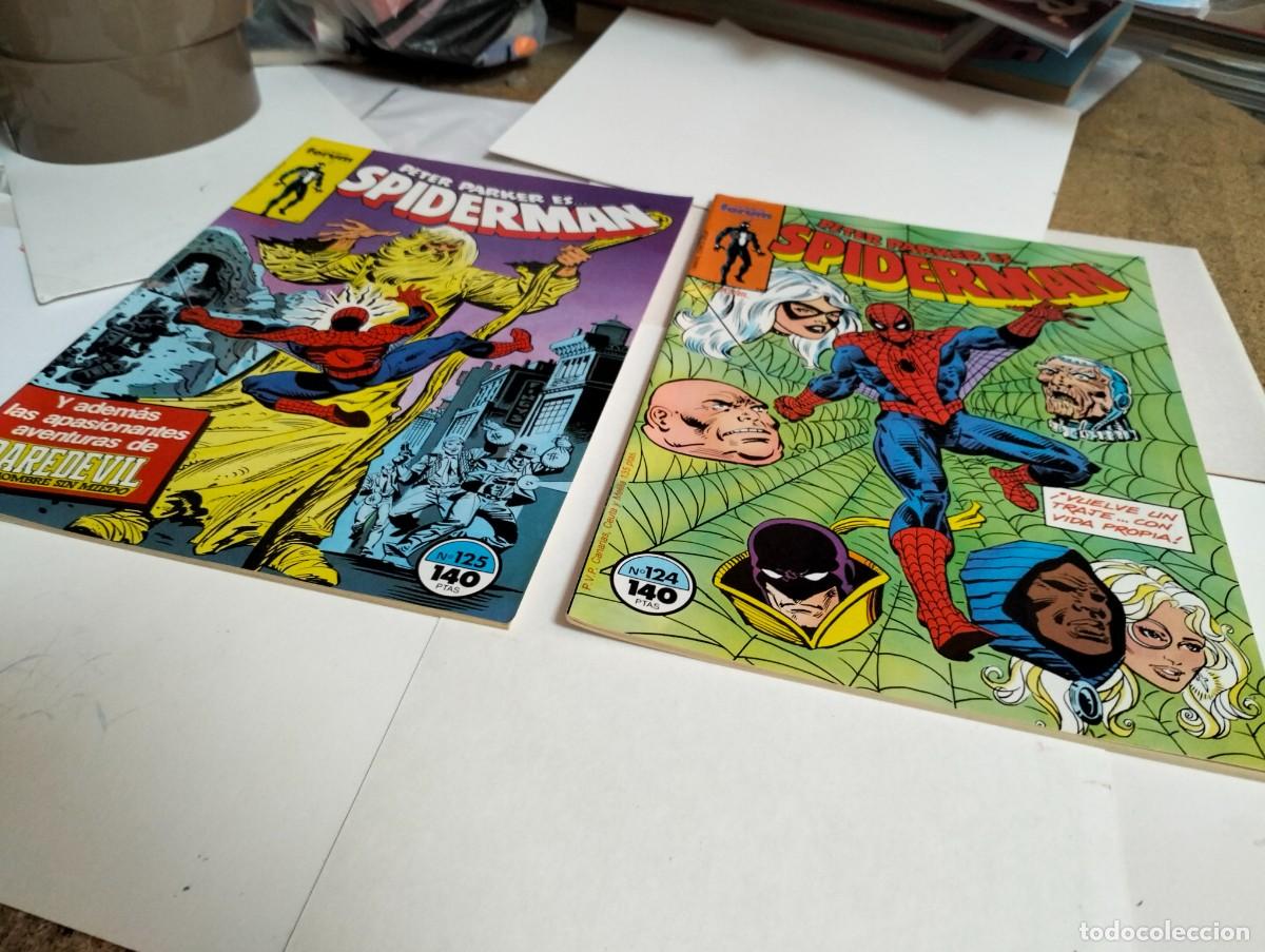 Tebeos: SPIDERMAN vol. 1 ns.# 124 , 125 . . ( lote 2 n&uacute;meros). FORUM
