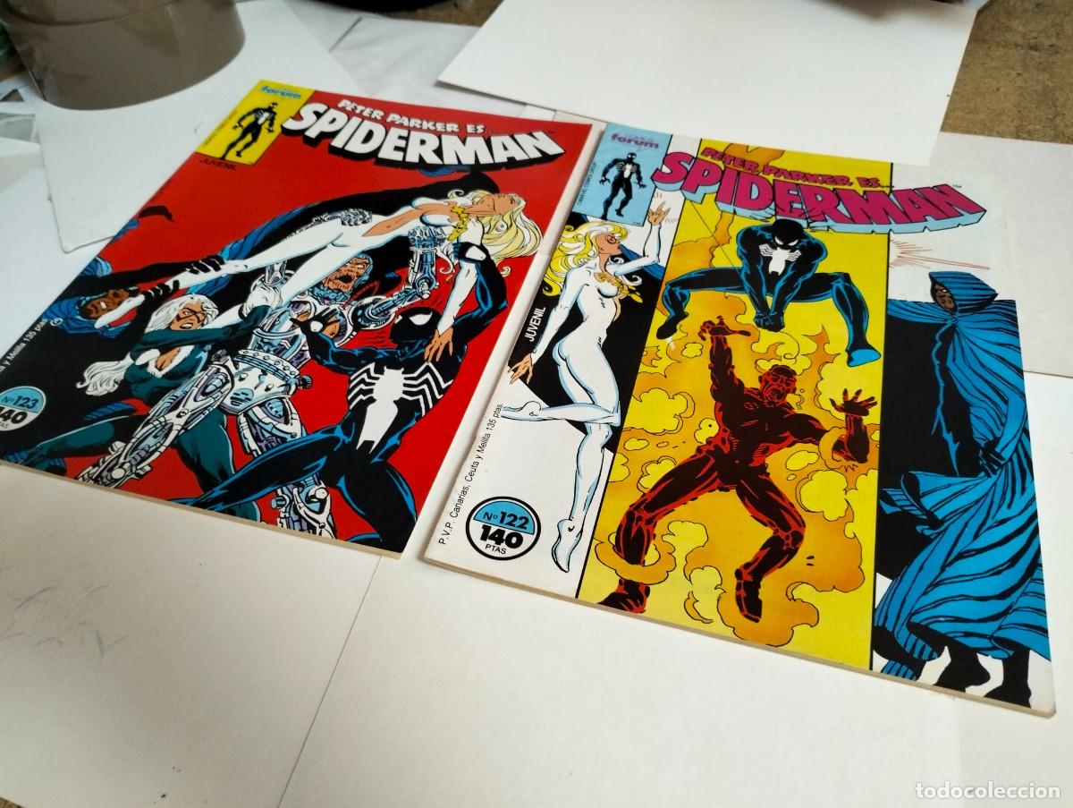 Comics: SPIDERMAN vol. 1 ns.# 122 , 123 . . ( lote 2 n&uacute;meros). FORUM