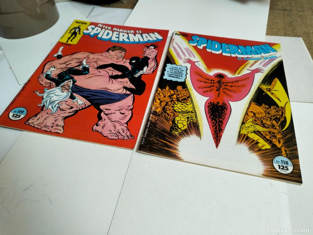 Livros de Banda Desenhada: SPIDERMAN vol. 1 ns.# 118 , 119 . . ( lote 2 n&uacute;meros). FORUM