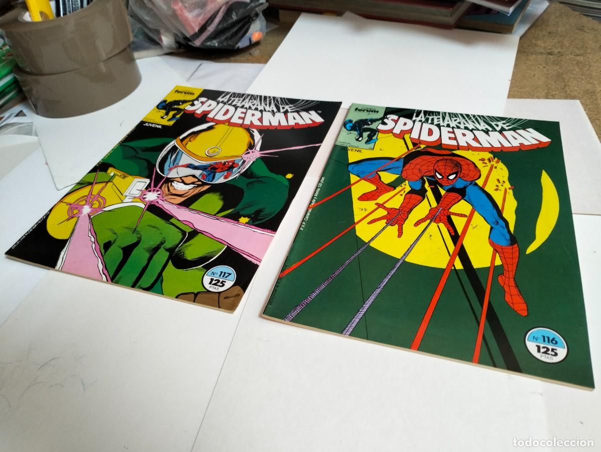 Tebeos: SPIDERMAN vol. 1 ns.# 116 , 117 . . ( lote 2 n&uacute;meros). FORUM