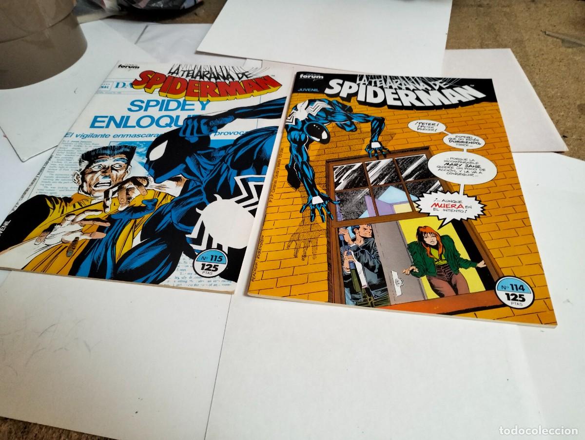 Livros de Banda Desenhada: SPIDERMAN vol. 1 ns.# 114 , 115 . . ( lote 2 n&uacute;meros). FORUM