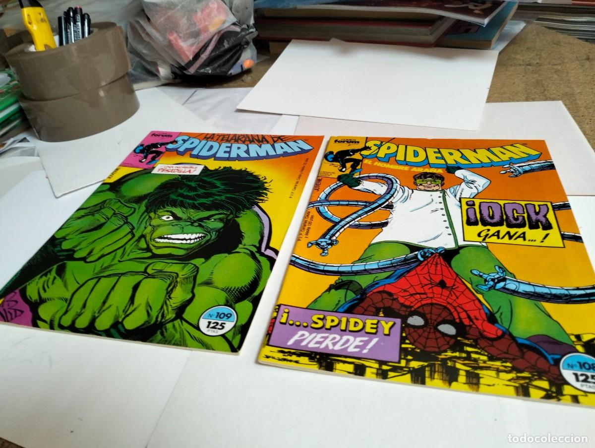Livros de Banda Desenhada: SPIDERMAN vol. 1 ns.# 109 , 108 . . ( lote 2 n&uacute;meros). FORUM