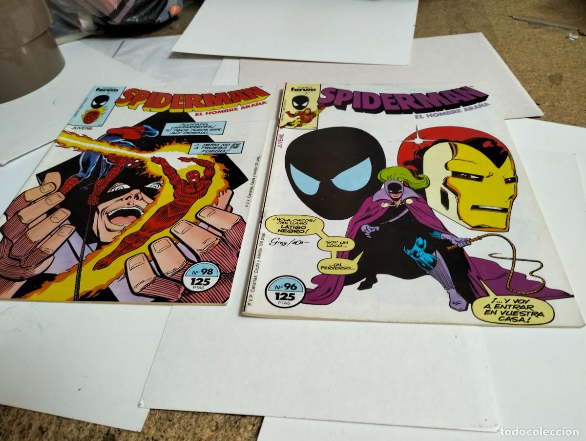 BDs: SPIDERMAN vol. 1 ns.# 96 , 98 . . ( lote 2 n&uacute;meros). FORUM