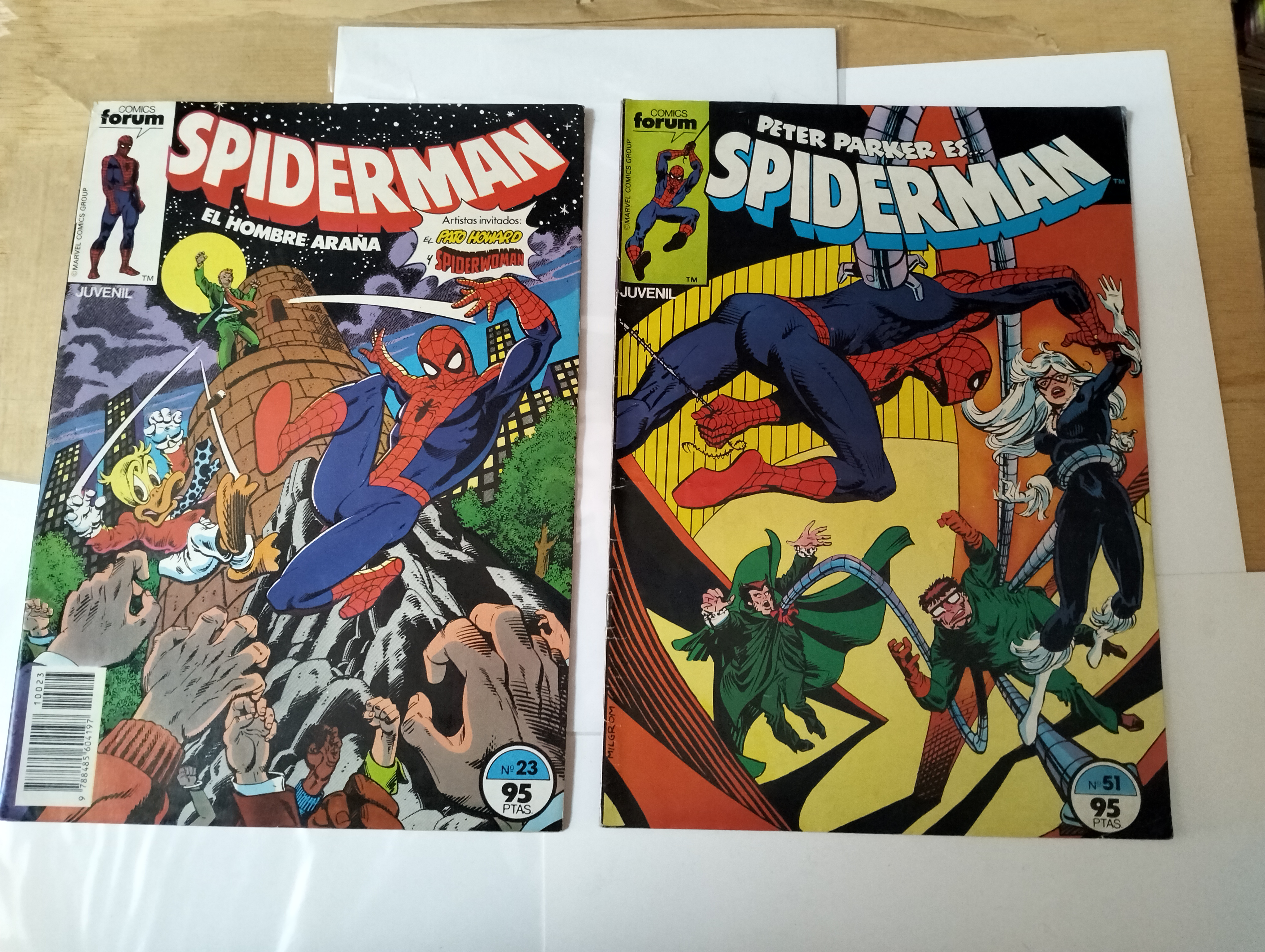 Tebeos: SPIDERMAN vol 1. # 23, 51 (lote 2 n&uacute;meros) forum