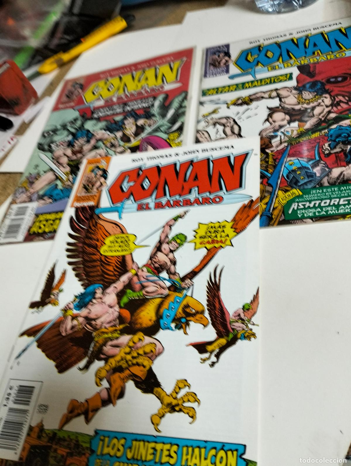 Tebeos: CONAN el B&Aacute;RBARO # 72, 73, 76 ( LOTE 3 N&Uacute;MEROS) FORUM.