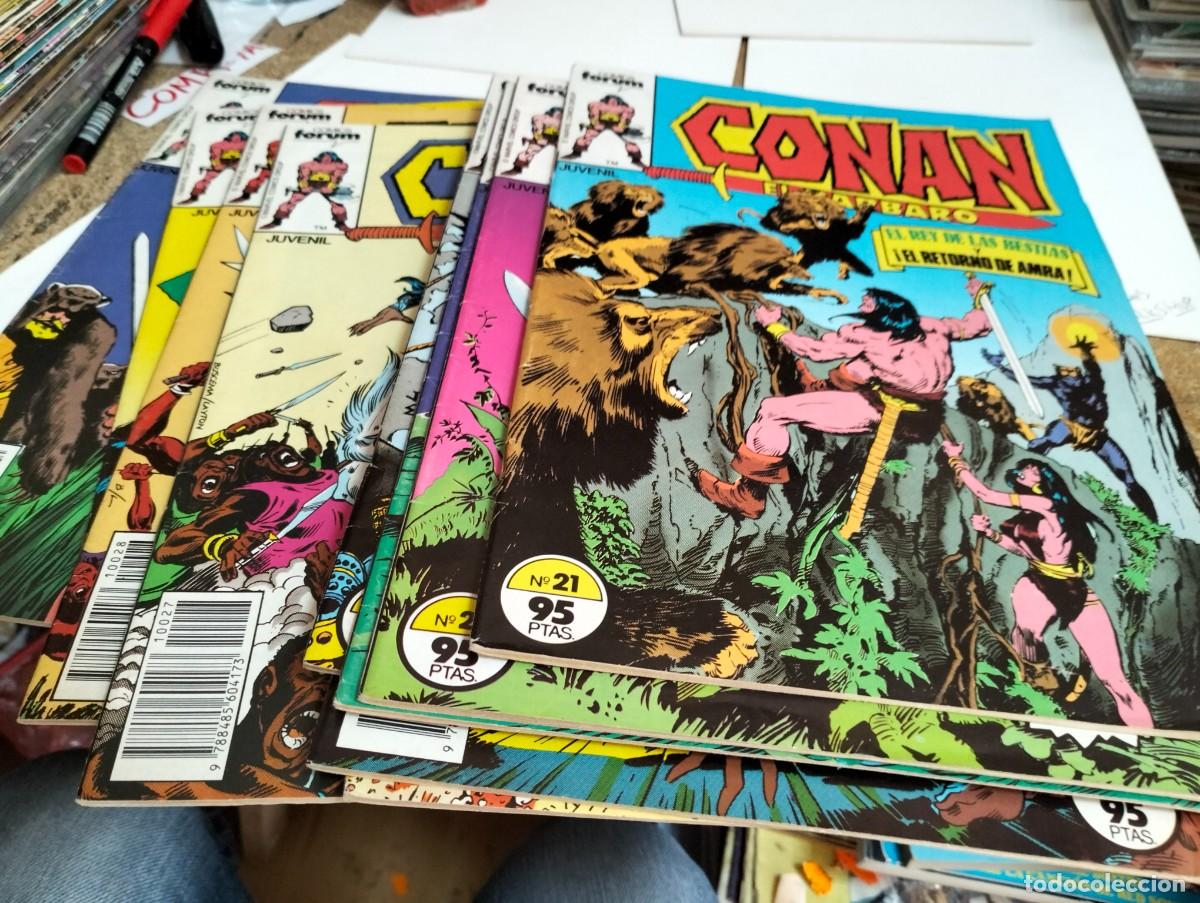 BDs: CONAN el B&Aacute;RBARO vol.1 #. 21,22,23,24,25,26,27,28,29,30 ( LOTE 10 N&Uacute;MEROS ) FORUM...MIRAR FOTOS.