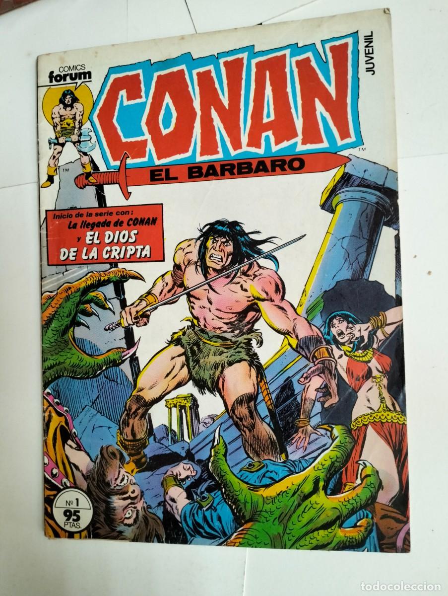 Tebeos: CONAN el B&Aacute;RBARO vol.1 #. N&uacute;mero 1. FORUM...MIRAR FOTOS.