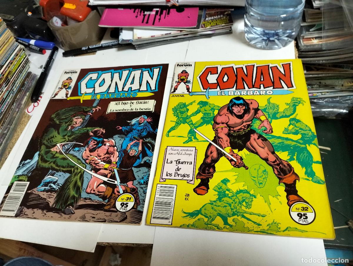 Tebeos: CONAN vol. 1 #s. 31, 32 ( lote 2 n&uacute;meros ) FORUM