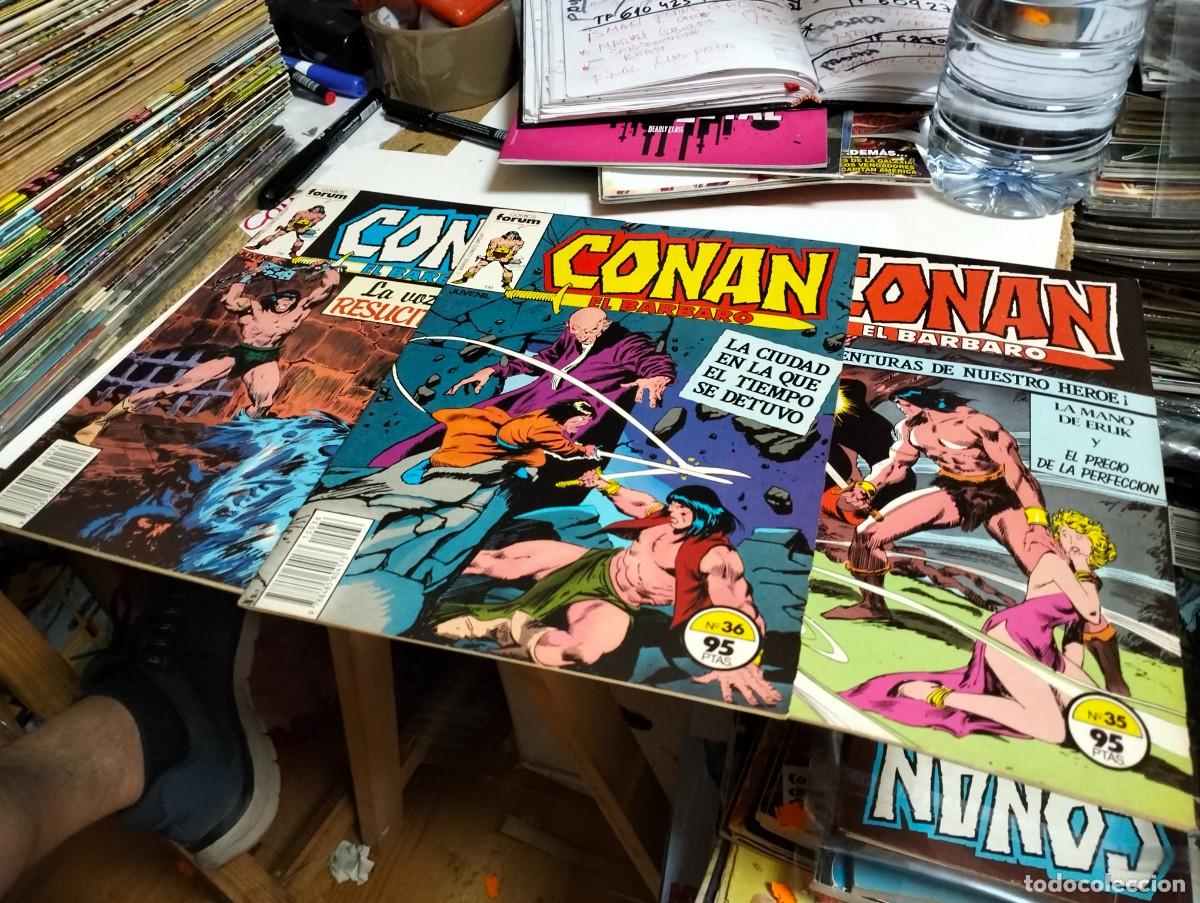 Tebeos: CONAN vol. 1 #s. 35, 36, 37. ( lote 3 n&uacute;meros ) FORUM