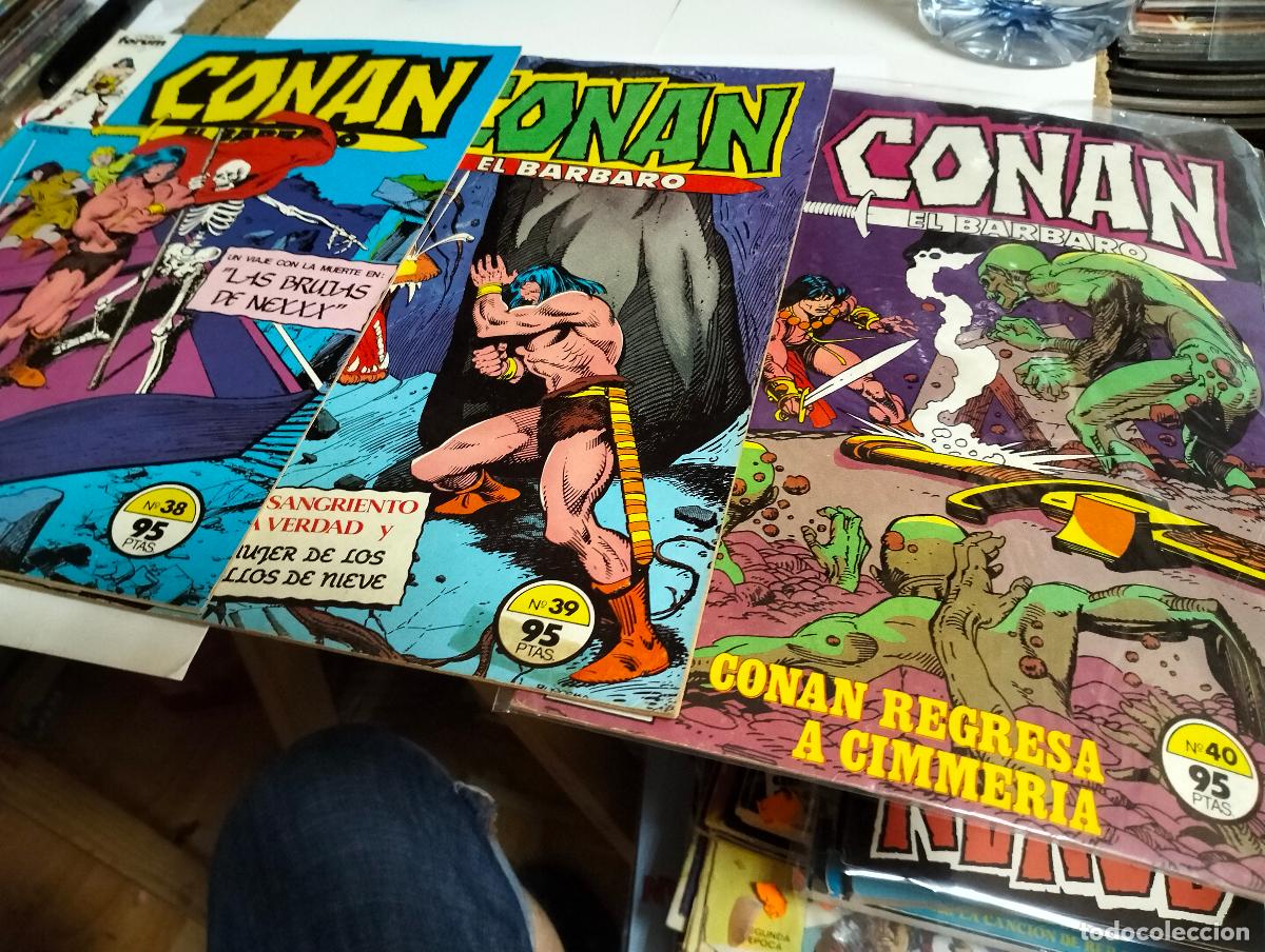 Tebeos: CONAN vol. 1 #s. 38, 39, 40. ( lote 3 n&uacute;meros ) FORUM