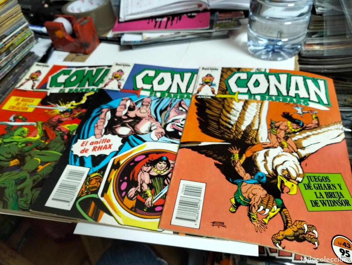Tebeos: CONAN vol. 1 #s., 41, ,42, 43 ( lote 3 n&uacute;meros ) FORUM
