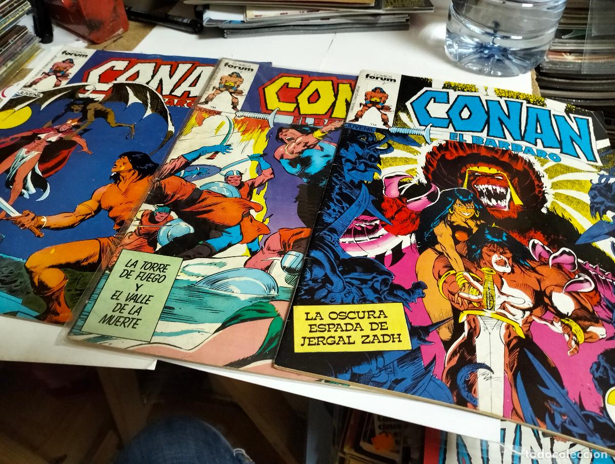 Tebeos: CONAN vol. 1 #s., 53 ,55, 56 ( lote 3 n&uacute;meros ) FORUM