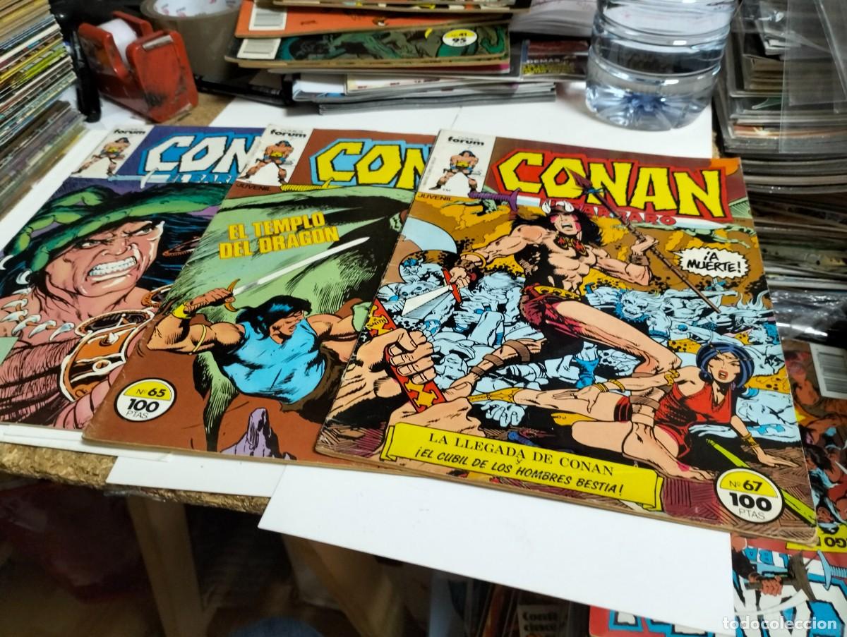 Tebeos: CONAN vol. 1 #s., 58 ,65, 67 ( lote 3 n&uacute;meros ) FORUM