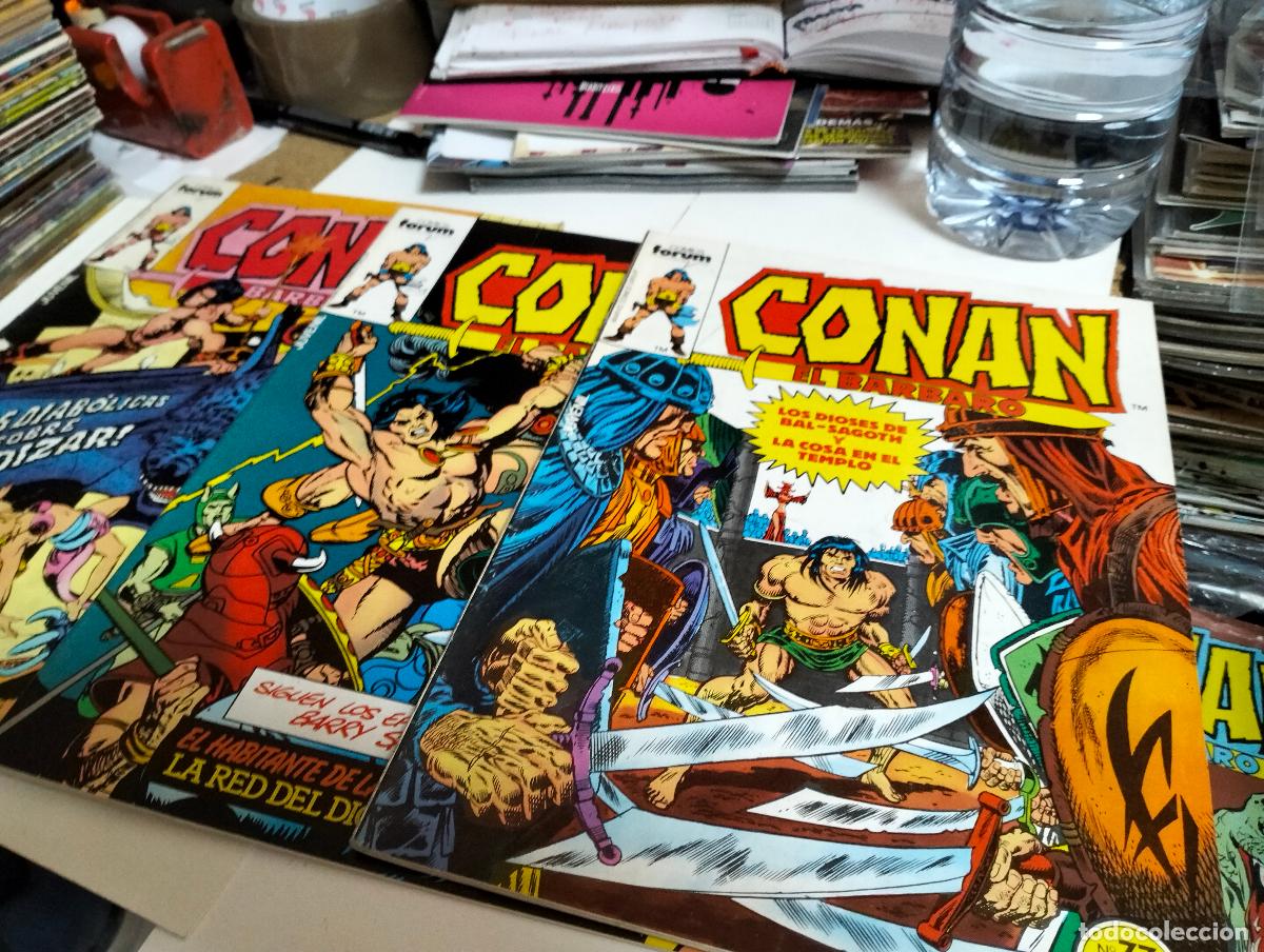 Tebeos: CONAN vol. 1 #s., 70 74, 77 ( lote 3 n&uacute;meros ) FORUM
