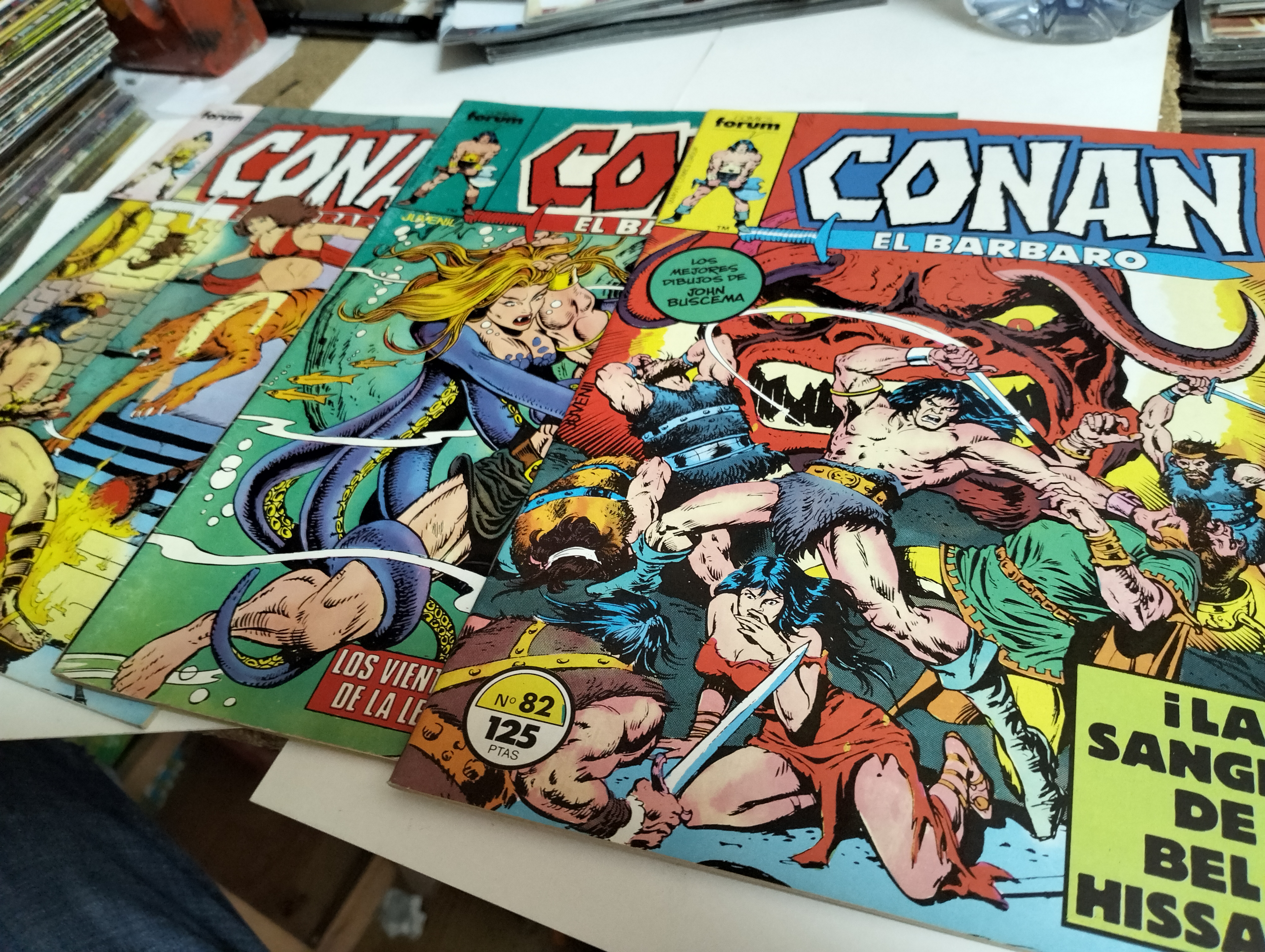 Tebeos: CONAN vol. 1 #s., 78, 82, 85 ( lote 3 n&uacute;meros ) FORUM