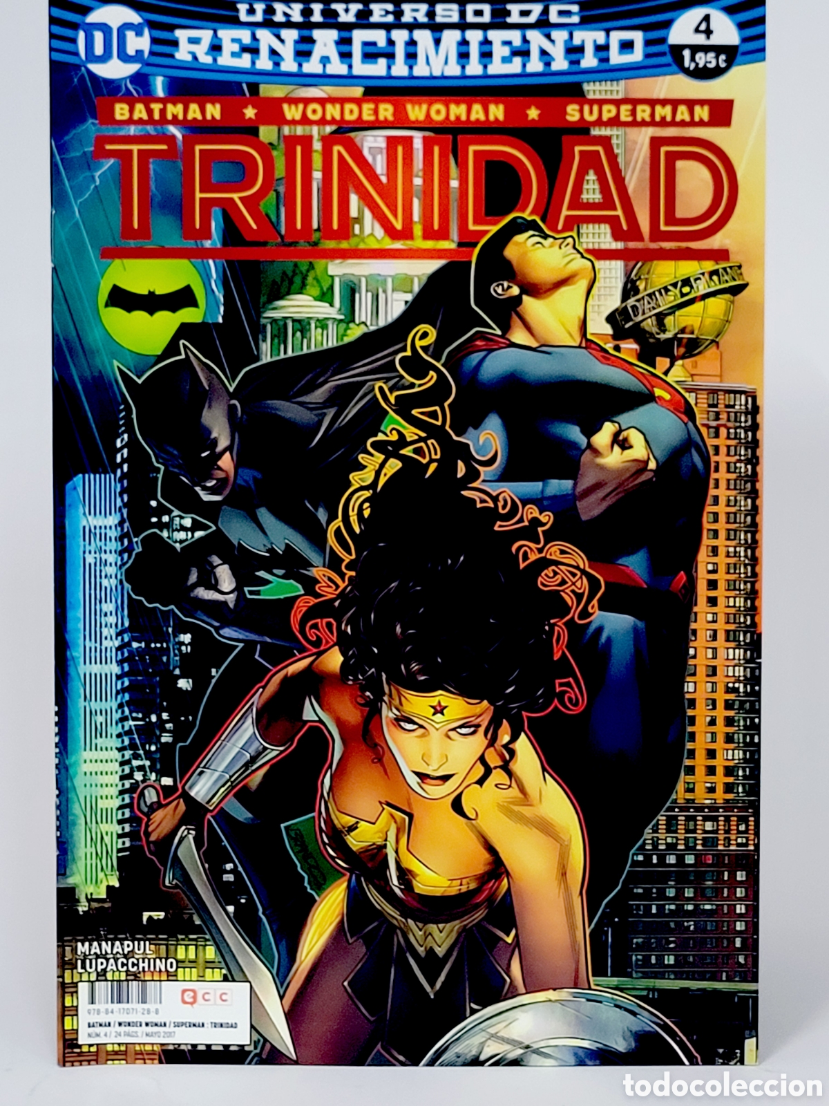 Livros de Banda Desenhada: C&Oacute;MIC TRINIDAD 4 BATMAN WONDER WOMAN SUPERMAN DC ECC GRAPA EXCELENTE ESTADO