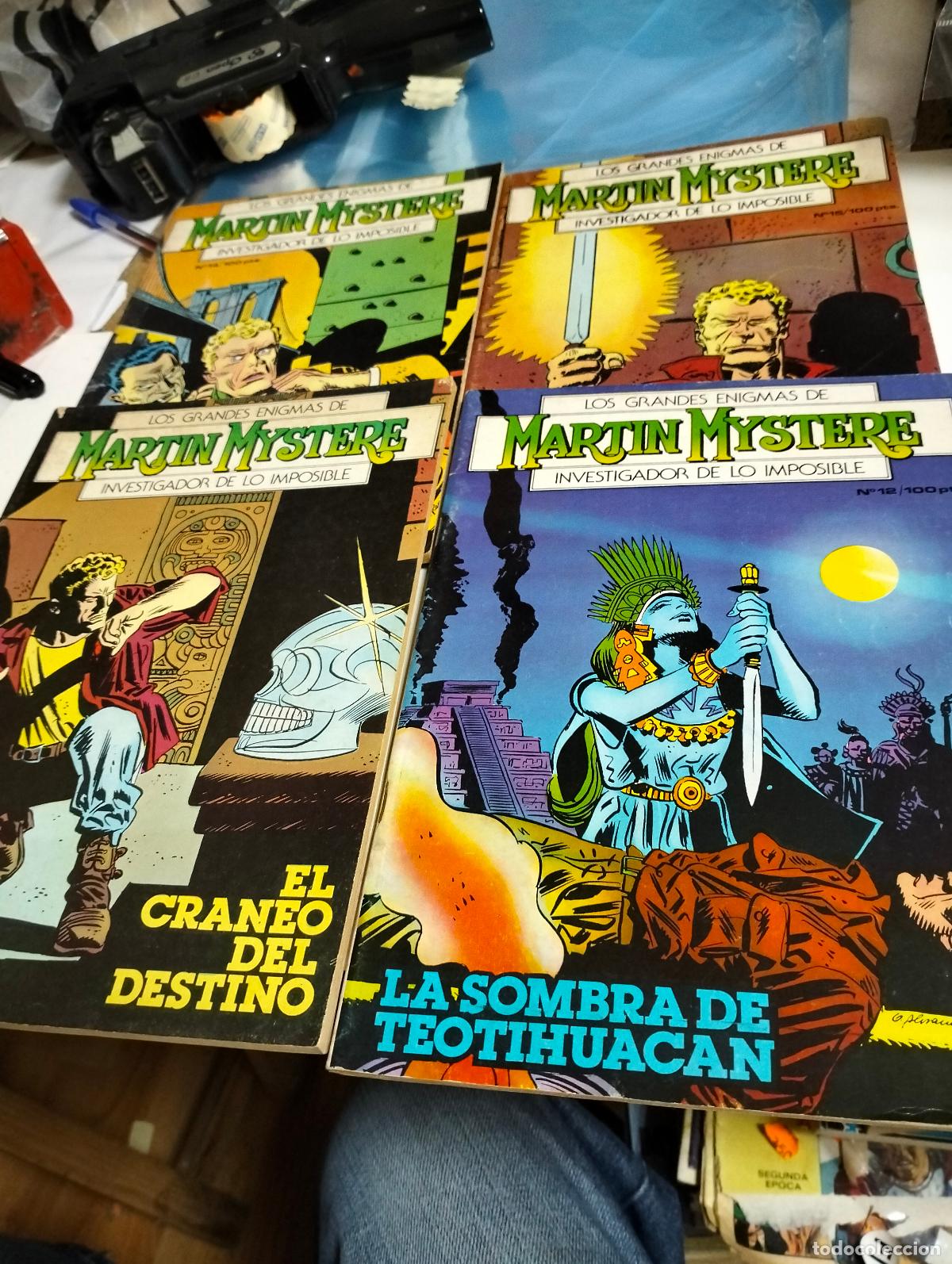 Tebeos: MARTIN MYSTERE # 11, 12, 14, 15, ( lote 4. n&uacute;meros ) ZINCO
