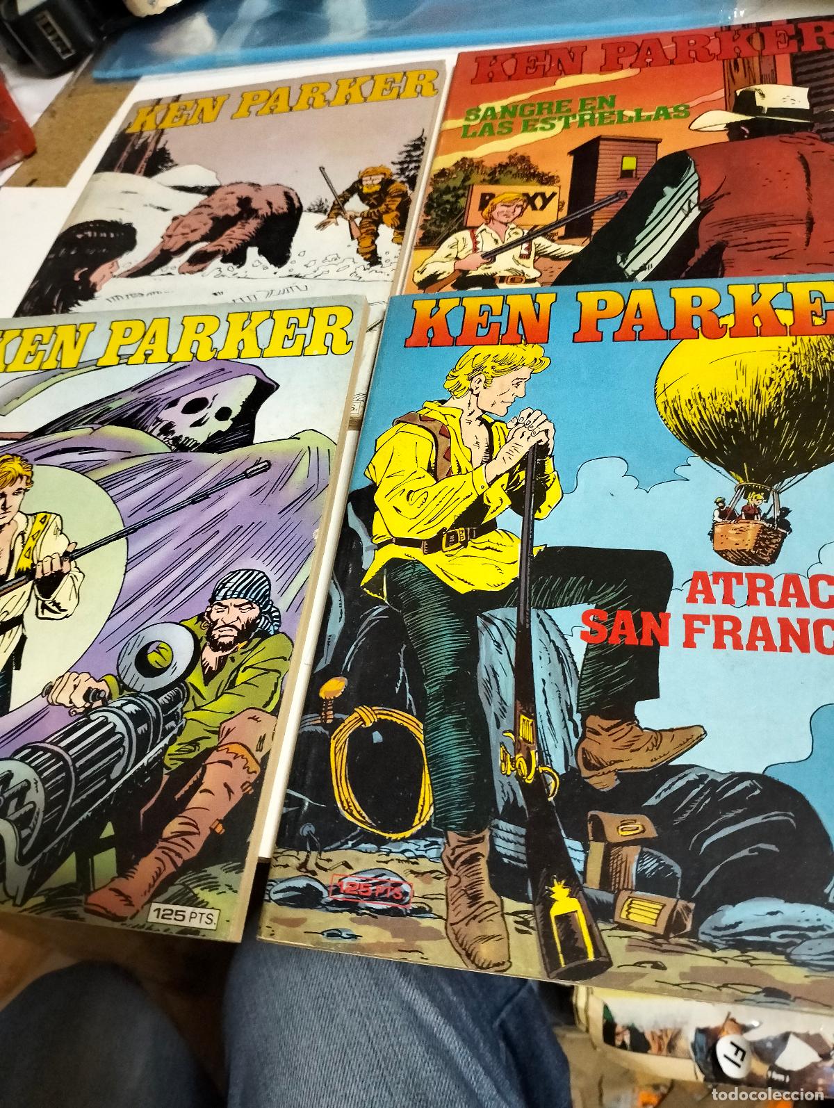 Tebeos: KEN PARKER # 5, 6, 7, 8 ( lote 4. n&uacute;meros ) ZINCO