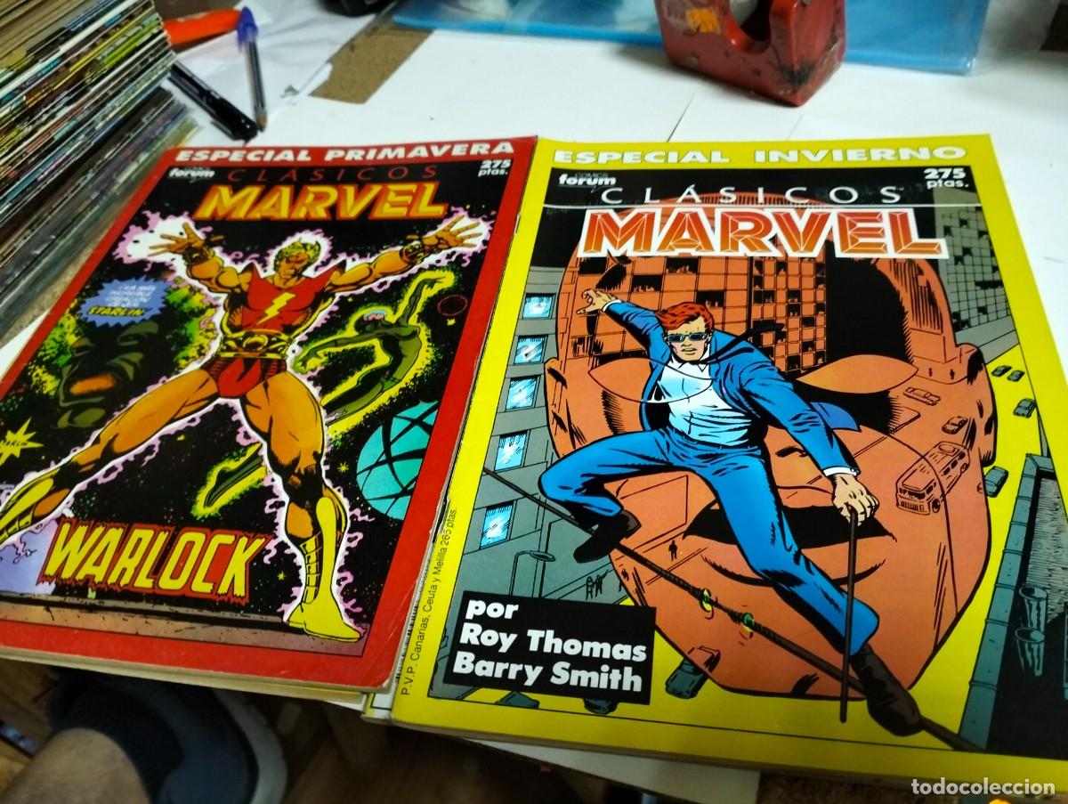 BDs: CLASICOS MARVEL : ESPECIAL PRIMERA + ESPECIAL INVIERNO ( lote 2 n&uacute;meros ) FORUM