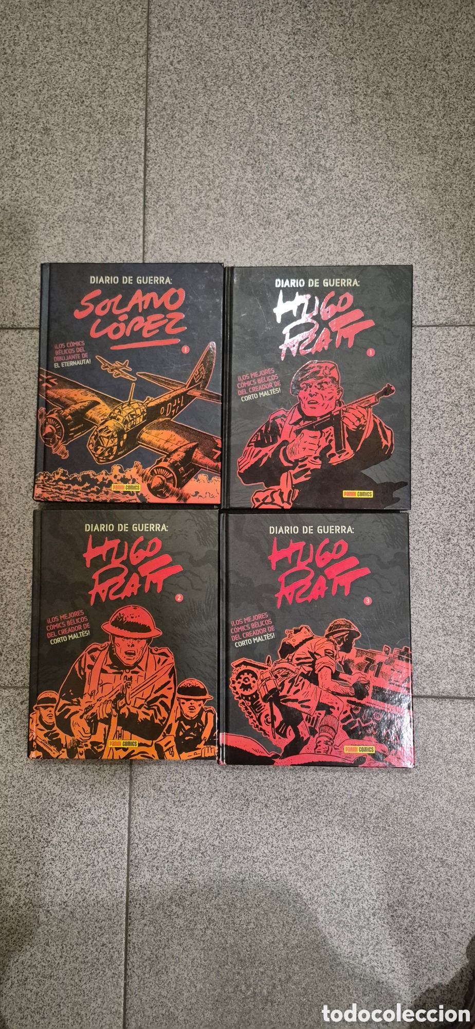 Tebeos: 4 C&Oacute;MIC DIARIO DE GUERRA HUGO PRATT