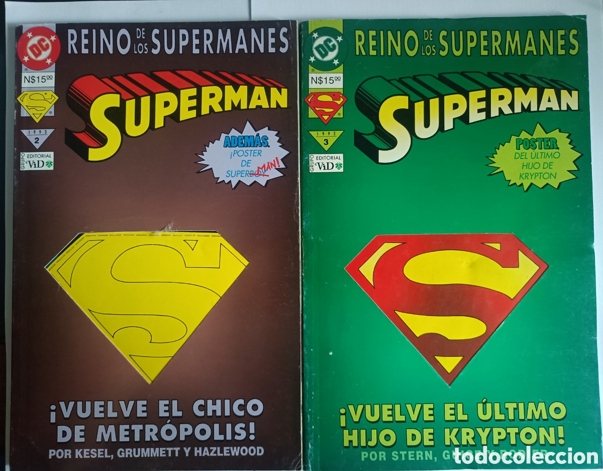 Giornalini: Superm&aacute;n Reino de Supermanes 1 y 2