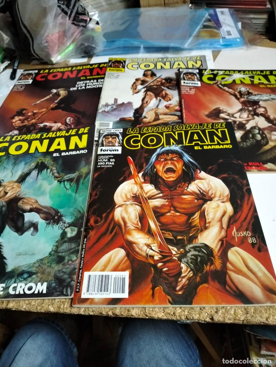 Giornalini: LA ESPADA SALVAJE DE CONAN 1&deg; EDICI&Oacute;N #. 91, 92, 93, 94, 95 ( LOTE 5 N&Uacute;MEROS) PLANETA