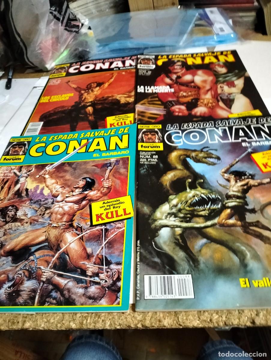 Giornalini: LA ESPADA SALVAJE DE CONAN 1&deg; EDICI&Oacute;N #. 85, 86, 87, 88 ( LOTE 4 N&Uacute;MEROS) PLANETA