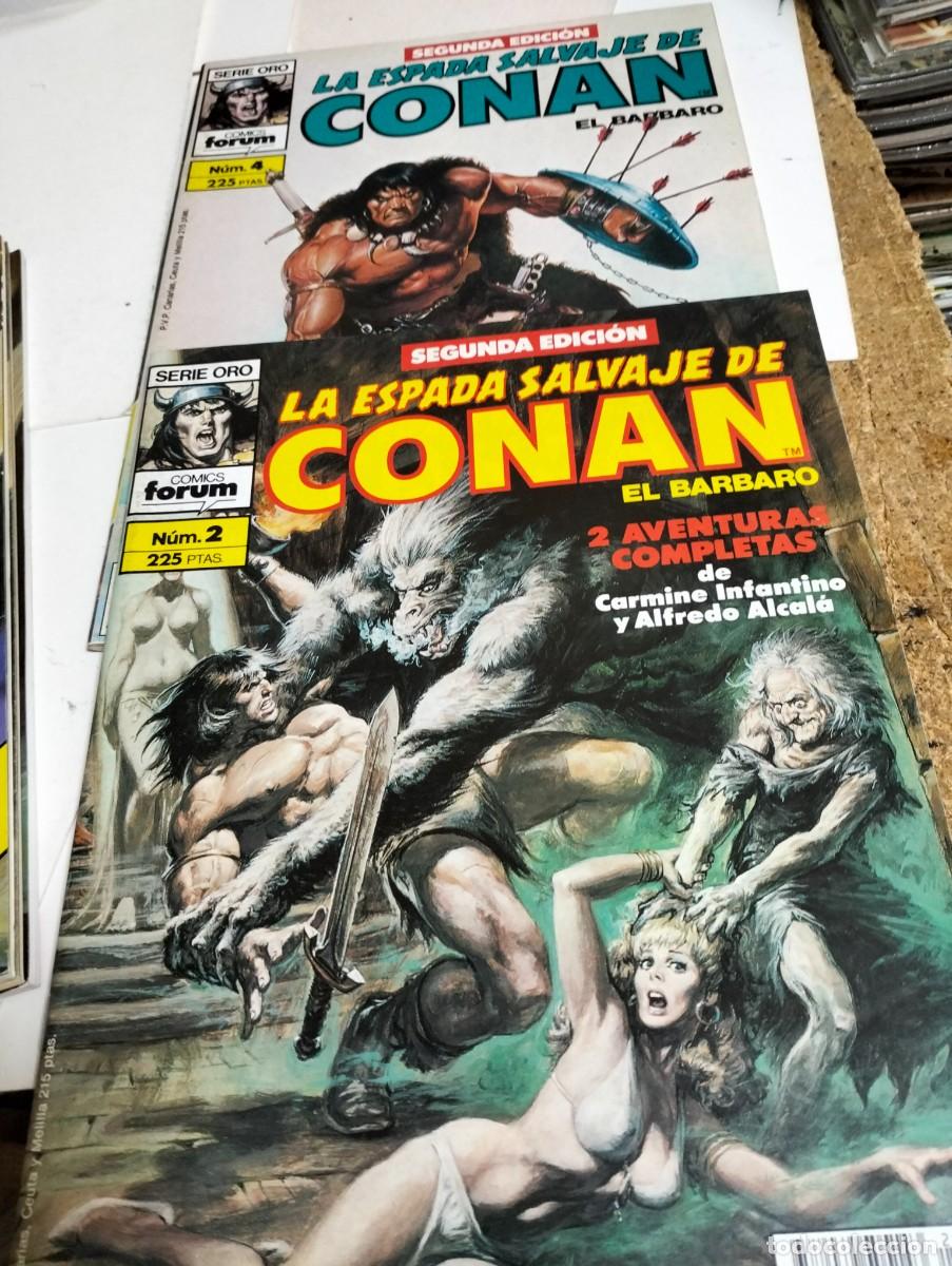 Livros de Banda Desenhada: LA ESPADA SALVAJE DE CONAN... 2&deg; EDICI&Oacute;N #. 2, 4 ( LOTE 2 N&Uacute;MEROS) PLANETA