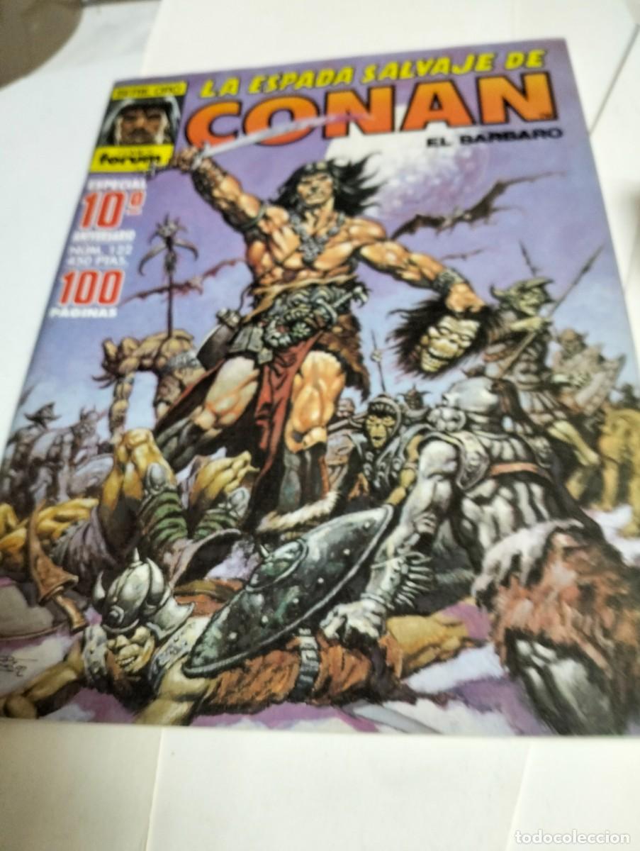 Tebeos: LA ESPADA SALVAJE DE CONAN 10&deg; aniversario ... Vol. 1 .. n&uacute;mero 122. PLANETA