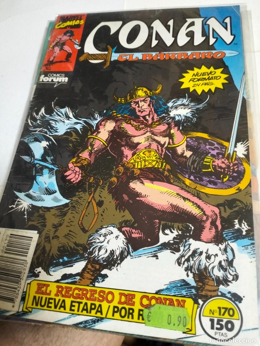 Livros de Banda Desenhada: CONAN el B&Aacute;RBARO.. Vol. 1 .. # 170. 171, 172, 177, 178, 181, 182, ( lote 7 n&uacute;meros ) FORUM
