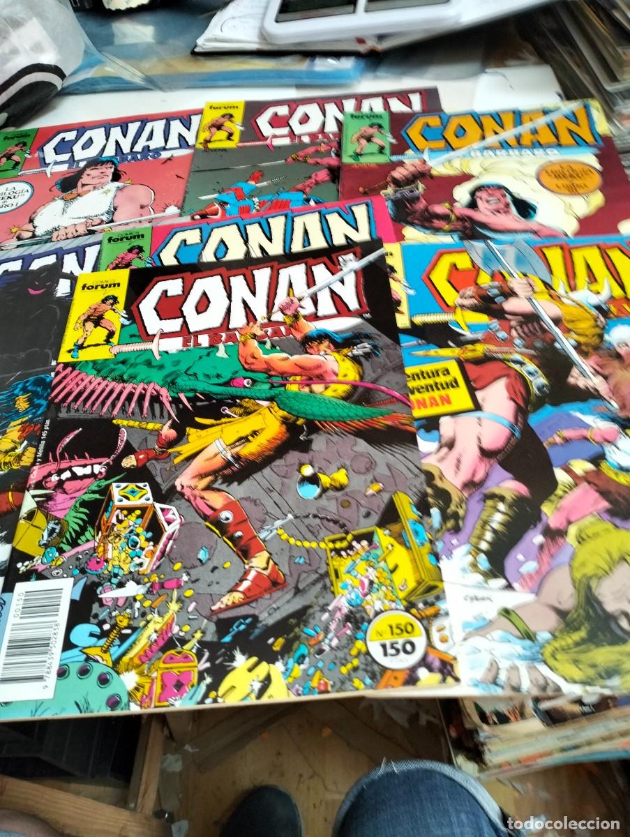 BDs: CONAN el B&Aacute;RBARO.. Vol. 1 .. # 144, 145, 146, 147, 148, 149, 150 ( lote 7 n&uacute;meros ) FORUM