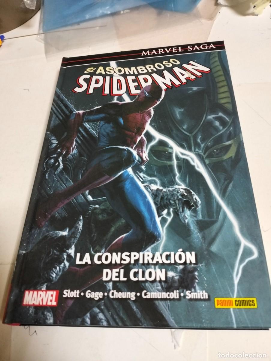 Tebeos: EL ASOMBROSO SPIDERMAN : LA CONSPIRACI&Oacute;N DEL CLON ( MARVEL SAGA 55 ) PANINI en tapa dura)