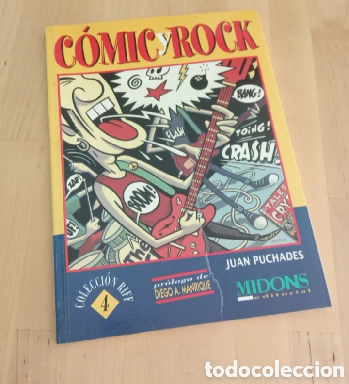 Tebeos: C&oacute;mic y Rock. Juan Puchades. Colecci&oacute;n Riff. Editorial Midons 1995